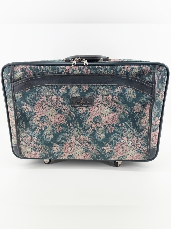 Atlantic Other - Atlantic Vintage Tapestry Floral 4-Wheel Spinner Carry On Luggage Suitcase 21”